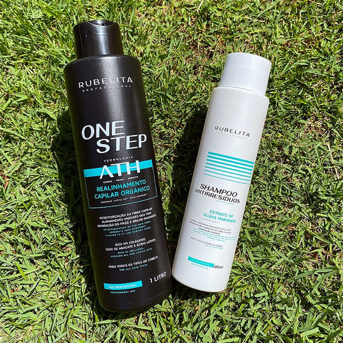 Kit Realinhamento One Step 1L Protetor Termico Liso Mágico