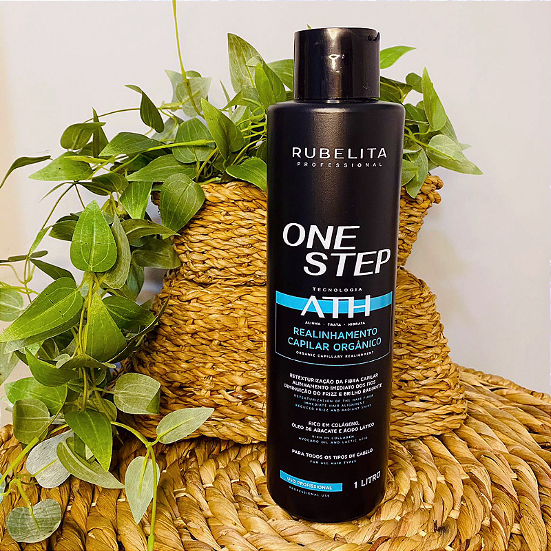 Kit Realinhamento One Step 1L Protetor Termico Liso Mágico